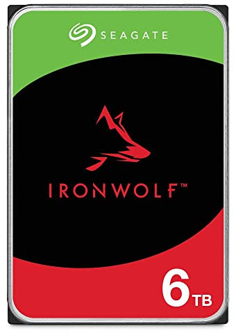 Seagate IronWolf NAS HDD ST6000VN001-6TB 5400 RPM 3,5 SATA 6 Gbit/s CMR