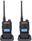 Retevis RT85 Funkgerät, DualBand Walkie Talkie mit Großer Reichweite, 200 Kanäle DTMF LED Alarm, Hochleistungs 1400mAh Wiederaufladbare Funkgeräte für Jagd, Wandern (Schwarz, 2 Stück)