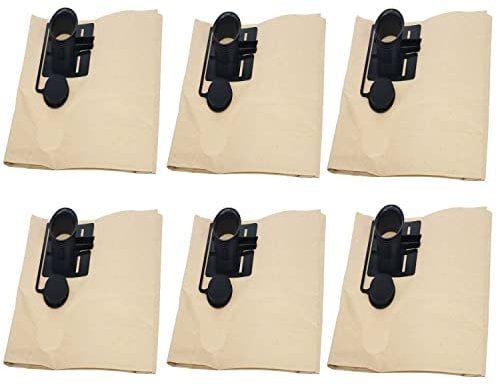 6x Vacuum Cleaner Paper Filter Dust Bag Compatible with Festool 452971, 452970, CT 33, CTL-55, CTL-5, CTM-22, CTM-5, CTM-33, CTL-33, CTL-22, CT-22, CT-20, CT-33, CT-5, CTL-20, CT-55, CT-11, CT33E