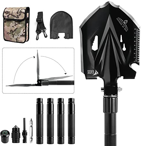 Zune Lotoo Tactical Survival Shovel Multitool Small Camping Shovel Folding