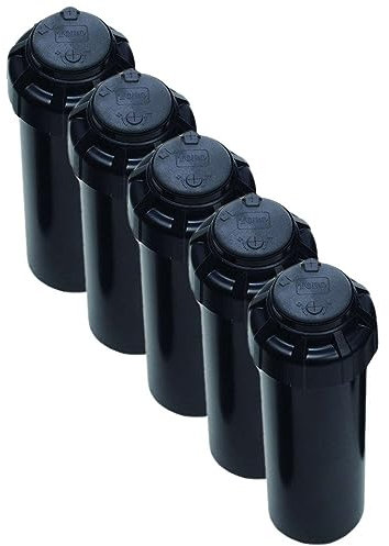 Aspersor de riego T5P RS (Rapid Set) de Toro [Pack 5] Aspersor con Alcance de 7,6 a 15,2 Metros. Aspersor con Ajuste de Arco sin Herramientas. Difusor de riego cesped