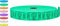 Tacticai 2000 tickets de tombola, sourire, vert (1 des 8 couleurs), rouleau unique, billet pour événements, entrée, récompense de classe, collecte de fonds et prix