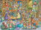 Ravensburger - Puzzle Medianoche Biblioteca, 1000 Piezas para Adultos, Pegamento para Enmarcar, Rompecabezas, Pasatiempos