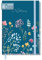 paper&you® Notizbuch kariert A6+ mit Gummiband Happy Flower mit 156 Seiten, 78 Blatt - Notizheft, Bullet Journal, Tagebuch - nachhaltig & klimafreundlich