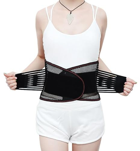 Befada Bauchweggürtel, Fitness Gürtel, Waist Trainer Verstellbarer Damen und Herren Formgürtel, Bauchgurt passend für Fitness, Übung und Alltag (XXL)