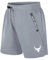 Herren Leicht Atmungsaktive Sweatshorts Quick Dry Laufshorts Activewear Shorts Training Kurz Sommer Freizeithose mit Taschen Sporthose Kurze A - Grau, Large