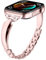 SMYAOSI Femmes Bracelet en Métal pour Huawei Watch Fit 3, Brillant Métal Bracelet de réglable en acier inoxydable pour Huawei Watch Fit 3 Smart Watch Band (Rose)