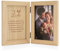 Nuptio 10x15cm Legno Cornice Love: Doppio Portafoto il Tavolo - Amore Marrone Foto Frame - Vintage Quadro Frame Regalo per Coppia