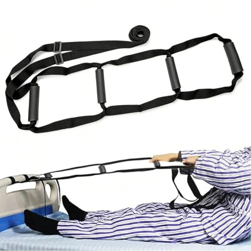 Bettleiter Aufrichthilfe Bettleiter Strickleiter Verstellbare Bett Strickleiter Seilleiter Hilfsgriff mit Klimmzugseilheber Aufstehhilfe Strickleiter Bett-Hilfsgeräte für Ältere Menschen, Kranke, Beh