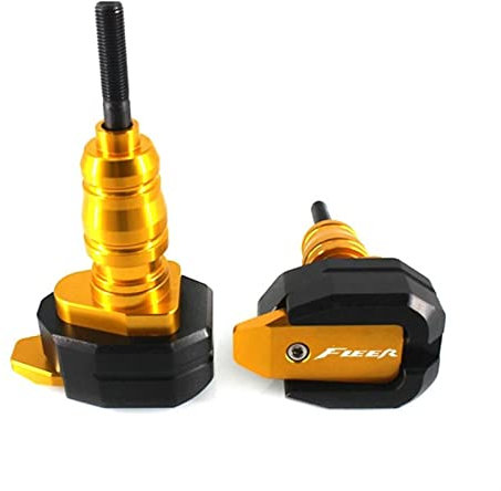 NMBZVE Motorrad-Fallschutzbügel Für Y&amaha FAZER FZ1 FZ6 FZ8 Motorrad Fallschutz Frame Slider Verkleidungsschutz Anti Crash Pad Protector(FAZER Gold)