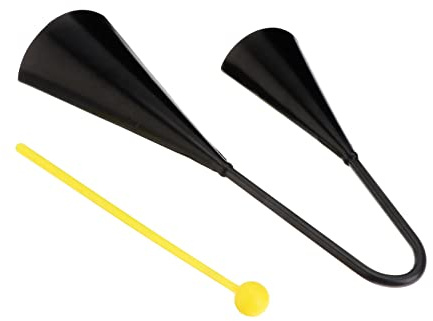 LIGHTAOTAO Metall-kuhglocken Doppelte Kuhglocken Als Musikinstrument Langlebige Kuhglocken Für Unterricht Aus Metall Für Außenbereich