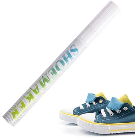 Sneaker Design Pens - Shoe Decorating Markers for Personalization | Ink with Precision Tip, Multi Color Set, Drawing Tool for Canvas Leather Rubber Sports Footwear 14cm