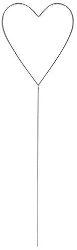 Rayher 24108000 Draht Herz zum Stecken, 30x8,5cm