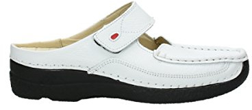 Wolky Comfort Extra Komfort Roll Slipper - 70100 gedruckt Leder Weiss - 43
