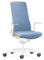 Interstuhl Bürostuhl Pure Interior Edition - Der Schreibtischstuhl der Sich an Gewicht und Bewegung anpasst - ergonomische Smart-Spring Technologie - Made in Germany (1D-Armlehne, Hellblau | Weiß)