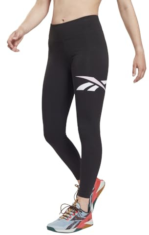 Reebok Damen Te Vector Tight Pant, Black, L