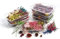 Ericrise 2 Boxen Natürliche Getrocknete Blumen, DIY Natürliche Getrocknet Blumen Set Gepresste Blumen Gemischte Getrocknete Blätter für Kunst Basteln DIY Harz Scrapbooking Handwerk Karten Machen