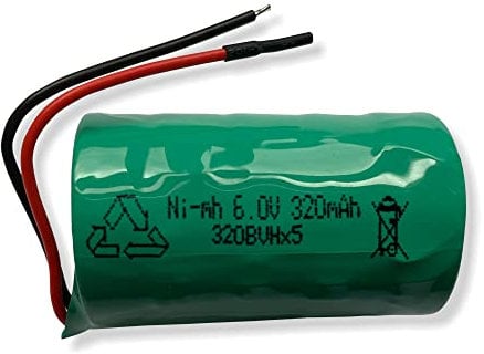 6V 320mAh Ni-Mh Battery Replacement for External Burglar Alarm Sounder Batteries
