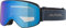 ALPINA SLOPE Q-LITE - Verspiegelte, Kontrastverstärkende OTG Skibrille Mit 100% UV-Schutz Für Erwachsene, black-dirtblue matt, One Size
