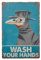 Yiruhe Doctor Plague Wash Your Hands Vintage-Blechschild 20 x 30cm, Metallschilder für Heimdekoration Gästezimmer Badezimmer oder Wandedekoration. (raven mask2305)