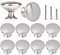 ShipeeKin 10x Satin Nickel Cabinet Knobs Door Knob for Kitchen Bathroom Modern Dresser Drawer Pull Knobs 30mm Furniture Hardware