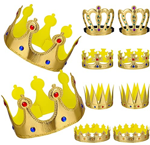 ibasenice 10 Stk Krone Abschlusskönig 2023 Königlicher Kopfschmuck Der Königin Prinzessin Tiara Königin Krönt Tiara-stirnband Für Mädchen Königin Tiara Bilden Kleinkind Geburtstagshut Tuch