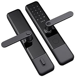 HAvern Smart Door Lock Fingerprint Password Bluetooth NFC Unlocking Smart Linkage Doorbell Used In Conjunction With HomeKit