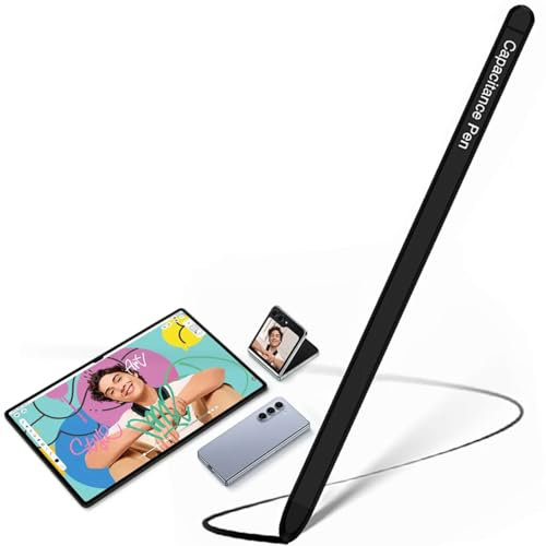 Fold5 Stylus Pen per Samsung Galaxy Z Fold5, Penne per Z Fold 5/Samsung Tab A9+/Pad, Samsung S Ultra Pen, Android/Chromebook Stylus Penna, Android Tablet Fine Point Stylus-Nero