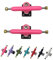 Leefai Pro Fingerboard Trucks (Achsen) 34mm G3 7 Colors Hanger Inverted Style- Pro Mini Finger Skateboard Truck with Single Axles and Pivot Cups-Hanger Color (rosa)