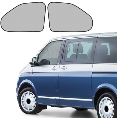 Magnetische Seitenfenster Insektenschutznetze Ersatz für VW T5 T6 T6.1 California, Insektenschutzgitter Vordertür (Paar), Hält Insekten Fern Magnetisches Insektenschutzgitter
