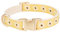 YUDOTE Hundehalsband aus weichem Cord mit Jacquard-Band, Hochwertig Gemustert Blumenmuster für große Hunde den täglichen Gebrauch, Gelb