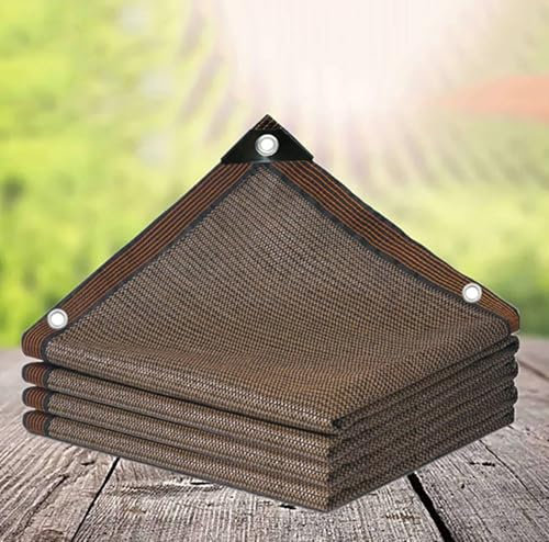 Voile d'ombrage 3x3 Filet Voiles d'ombrage pour Patio Voile d'ombrage Imperméable Rectangulaire 2x3 Toile Ombrage Extérieur 5x5 Toile Pergola 4x3,brown-3x2m