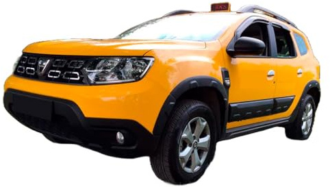 Oneway Jeu de baguettes de porte sur mesure | compatible avec Dacia Duster II 2018-2024 (Off-Road) - Noir mat