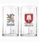 Celebration Spirits Löwenbräu & Spaten - Set di 2 bicchieri da birra tradizionali tedeschi, 500 ml, merchandising ufficiale Oktoberfest