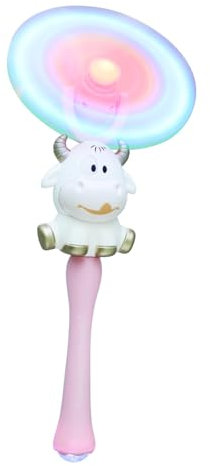 Toddmomy Glühende Feenstäbe Mit Windmühle Dekorative Spielzeuge Für Junge Mädchen Leuchtende Windrad-fee Farbenfrohes Outdoor-Spielzeug Ohne Batterien Zufällige Farben