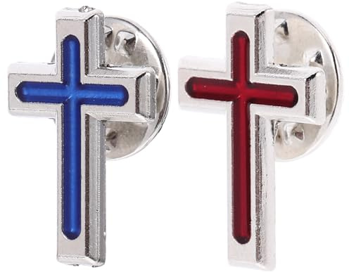 CVUTOVO Brosche Zur Heiligen Kommunion Jesus Anstecknadel Für Männer Christliche Anzugnadel Pin Anstecker Für Eucharistie Taufe Und Formelle Anlässe 0.87 X 0.59 X 0.51 in 2 Stück