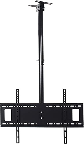 LWJSOCP Soporte de Techo multifunción para TV, con inclinación y Giro Ajustables, para televisores LCD de Pantalla Plana y curvos de 37 a 65. Ideal para centros comerciales, Lugares de t