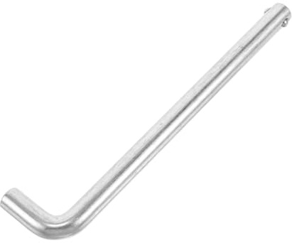 Schnellverschlussstifte für Gewichtsstapel aus Aluminiumlegierung, 1 Stück | Gym Pin für Zusatzgewicht, Stahlgewichtsstapelstift für Fitnessgeräte, Silber