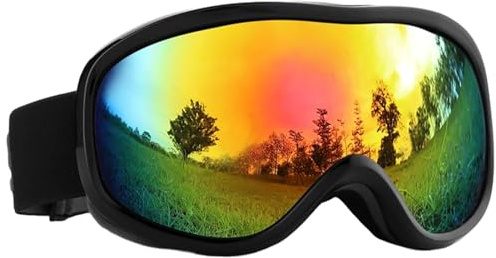 Djowyh Skibrille Für Snowboard - Doppelschicht Augenschutz Brille - Anti-Beschlag Und Winter Brille | für Motorrad Snowboard Dirtbike Ski Fahrradfahren Outdoor Radfahren