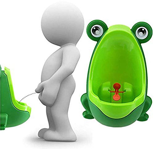 Lorcoo – Urinoir enfant, Urinoir pour garçon en forme de grenouille pour bébé, apprentissage pour uriner