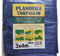 3 x 4 m Lona Hoja de tierra con anillos de metal Sombrilla Tienda de hamacas Cubierta impermeable portátil Tela Techo del automóvil Ligero para senderismo al aire libre Camping