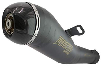 Radical Racing Auspuff GP Carbon Black Line Komplettanlage E-Geprüft/ABE/E-Nummer für Duke 125, ab BJ: 2011, 2012, 2013, 2014, 2015, 2016