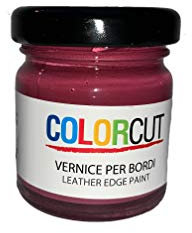 Tinte para bordes Color Cut 30 ml - Tinte para bordes y bordes de piel y cuero, color nº45 frambuesa