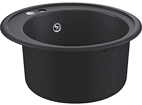 Evier composite avec égouttoir K400 860 x 500 mm Noir Granite 31640AP0 (Import Allemagne)
