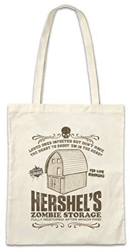Urban Backwoods Hershel's Zombie Storage Hipster Bag Beutel Stofftasche Einkaufstasche