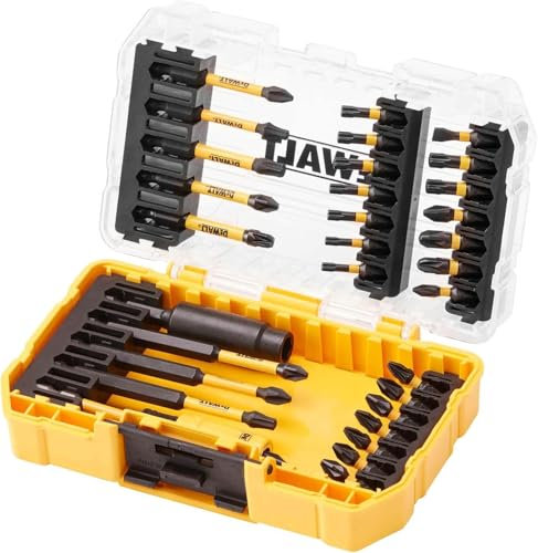 DeWalt DT70743T-QZ Coffret TOUGHCASE 32 Pièces - Embouts de Vissage FLEXTORQ - Pour Perceuse-Visseuse