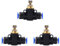6mm Luftschlauch Pneumatischer Push Connector, Drosselrückschlagventil Durchflussregler, Pneumatische Luftstromregler, Drosselventil Drehzahlregelventil, Rohr Wasserschlaucharmaturen