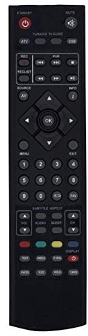 Mando a distancia de repuesto para TV NEVIR NVR 7023 TTG 16 NVR 7050 TTG 19 NVR 7054 TTG 19