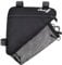 BOBILIFE Bike Triangle Frame Bag - Bicycle Cycling Handlebar Front Pouch Saddle Storage Bag for Road and Mountain Bikes (Black w/Bottle Holder)
