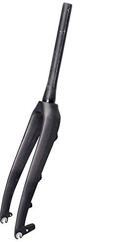 Fahrradgabel Ultraleichte MTB Carbon Fahrradgabel 26 27,5 Zoll Fahrradgabeln Kohlefasergabel Federgabel Starre Gabel Fahrrad Vorderradgabel Scheibenbremse 1-1/8Qr 400G, 27,5 Zoll TT